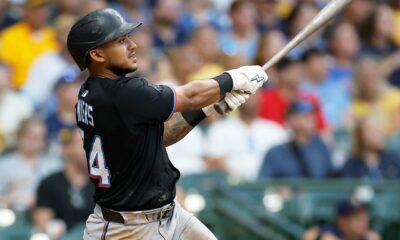 El jardinero Dane Myers pasa de Marlins a Rojos por jugador de liga menor El jardinero Dane Myers pasa de Marlins a Rojos por jugador de liga menor
