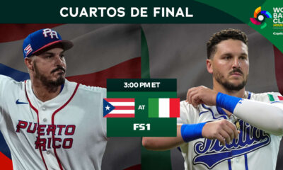Puerto Rico se mide a Italia en cuartos de final del Clásico Mundial