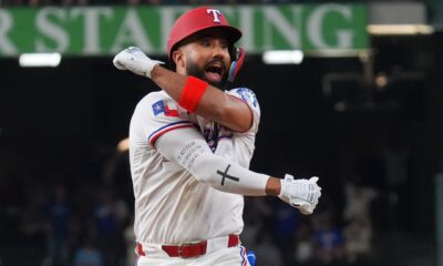 Durán pega su primer hit de oro para sellar remontada de Rangers en la 9na vs. Reales