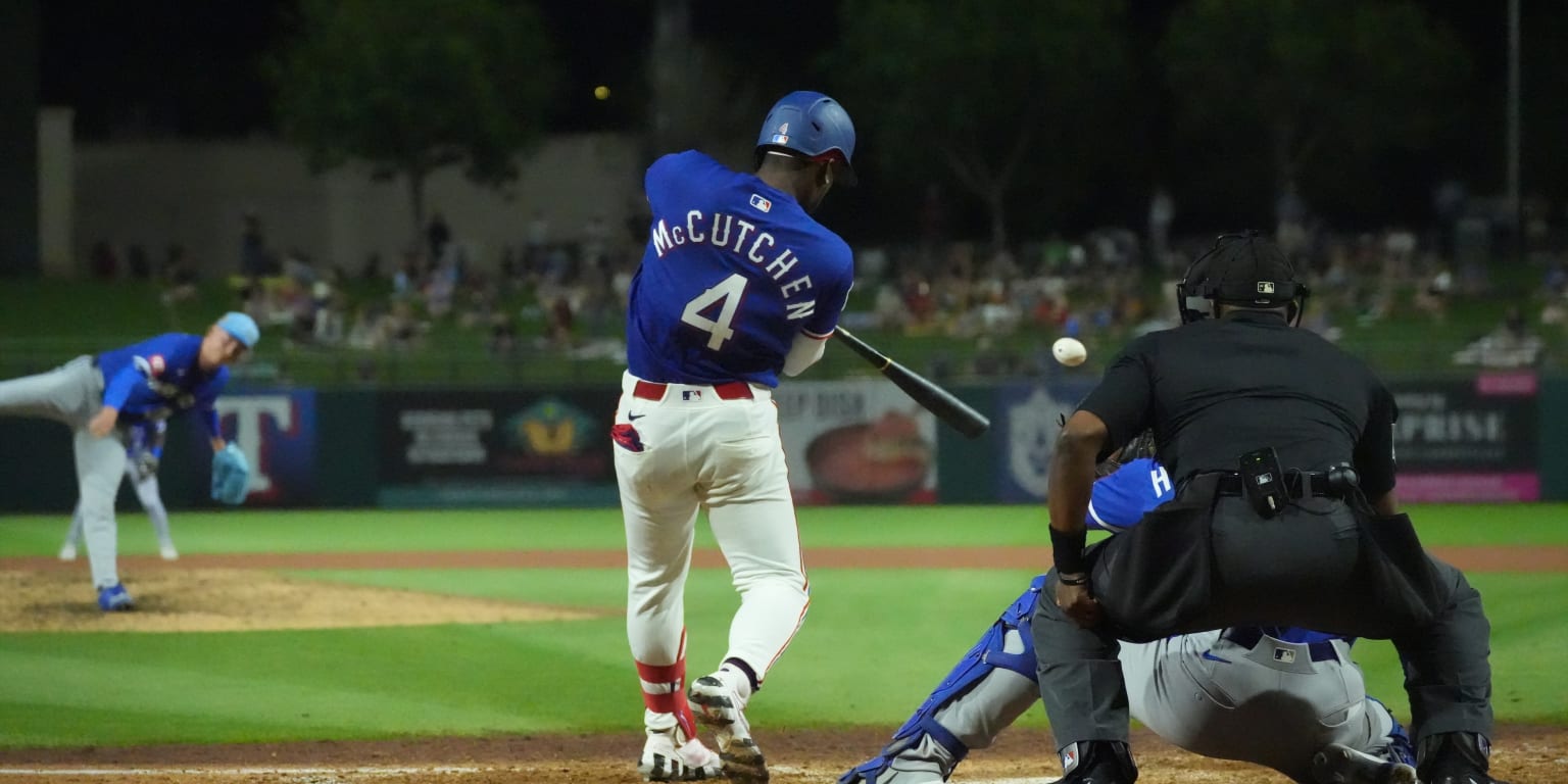 McCutchen iniciará su 18va campaña tras ganarse puesto en el roster de Rangers