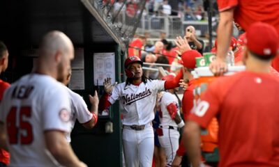 Dúo del cuadro brilla con récords personales y Nacionales vencen a Astros