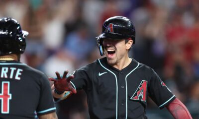 Grand slam de Corbin sella victoria de D-backs en serie vs. Azulejos