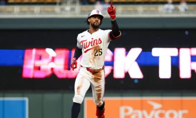 Buxton sigue encendido con dos jonrones más ante Medias Rojas