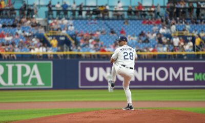 Rays evitan la barrida ante Rojos tras 8.2 sólidas entradas de Nick Martínez