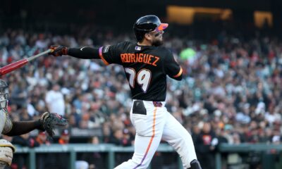 Jesús Rodríguez se robó el show en la Bahía con su primer hit y jonrón en MLB