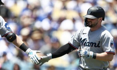 Marlins vencen a L.A. y ganan su primera serie en el Dodger Stadium desde el 2018