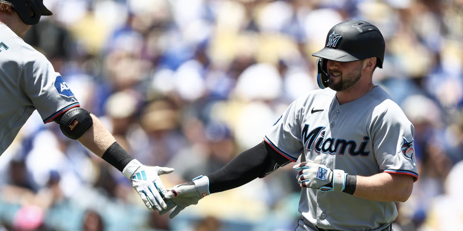 Marlins vencen a L.A. y ganan su primera serie en el Dodger Stadium desde el 2018