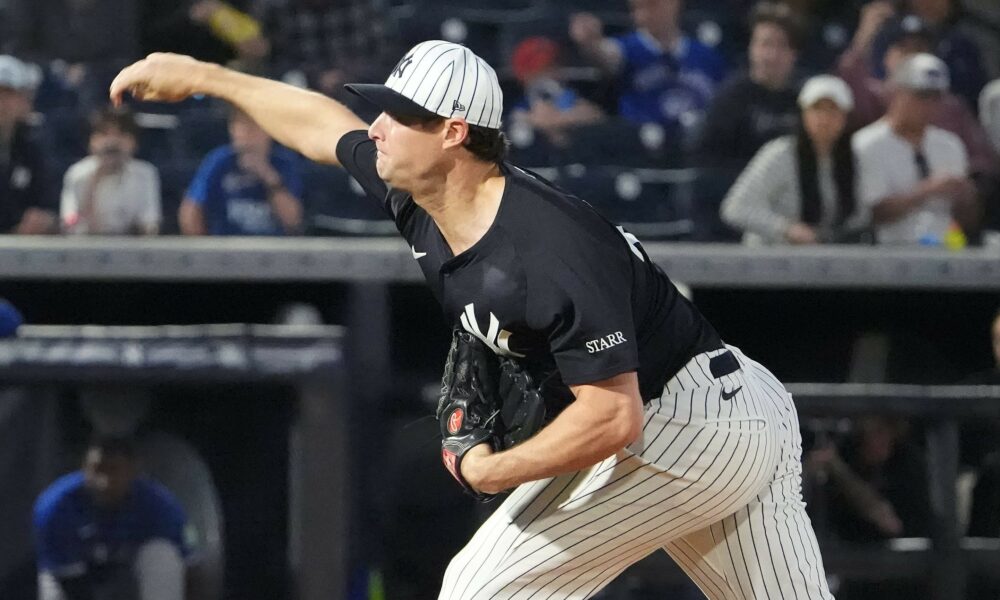 Cole lanza su primer sesión de bullpen tras cirugía Tommy John