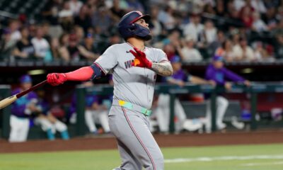 García (grand slam, HR, 6 CI) lidera explosión de 14 carreras ante D-backs