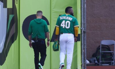 Atléticos esperan resultados sobre Severino por malestar en el brazo derecho