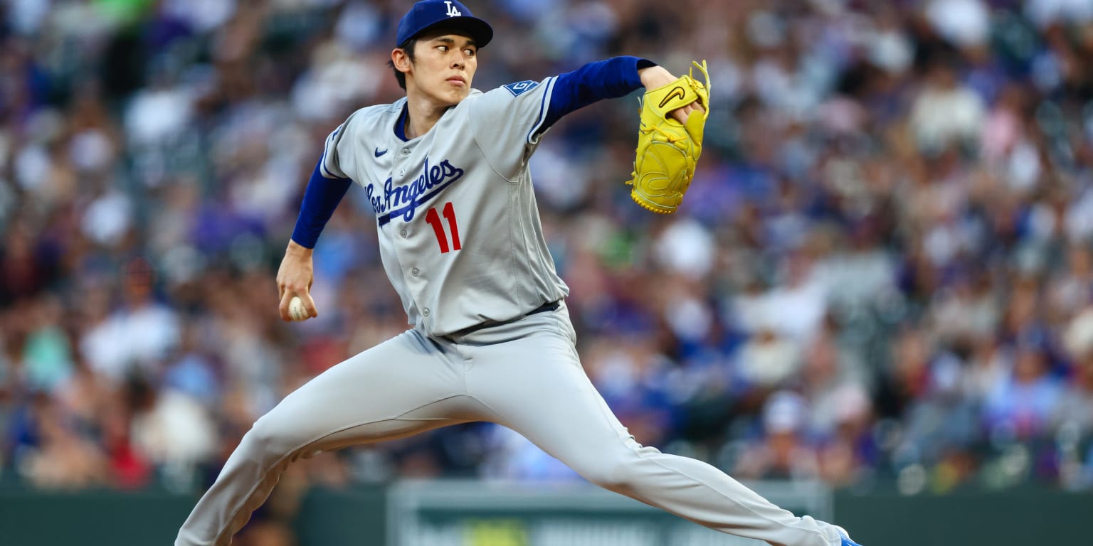 Sasaki demuestra por qué merece un lugar en la rotación de L.A. durante barrida en Denver