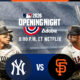 Yankees y Gigantes chocarán en la Opening Night por Netflix (miércoles, 8 p.m. ET) Yankees y Gigantes chocarán en la Opening Night por Netflix (miércoles, 8 p.m. ET)