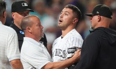 ‘Aterrador’: Freeman está bien después de pelotazo de 98.2 mph en el casco por parte de Miz
