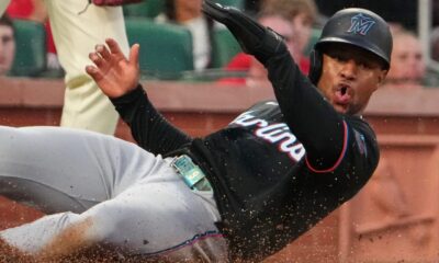 Edwards aporta otro juego de múltiples hits en victoria de Miami en San Luis