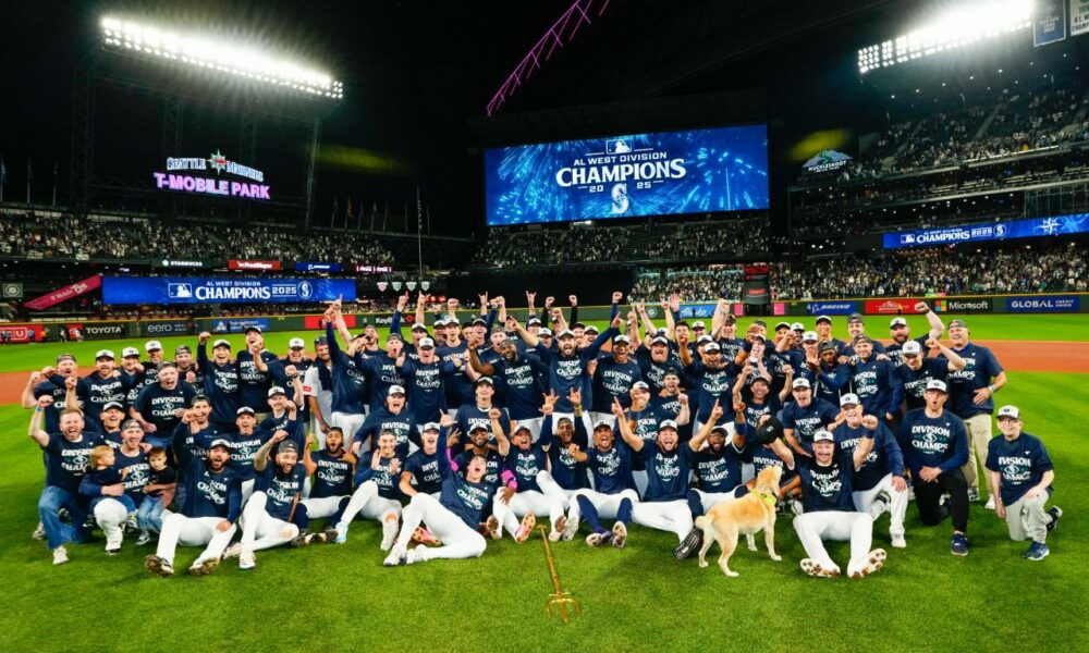 Mariners ganan título divisional por primera vez desde el 2001