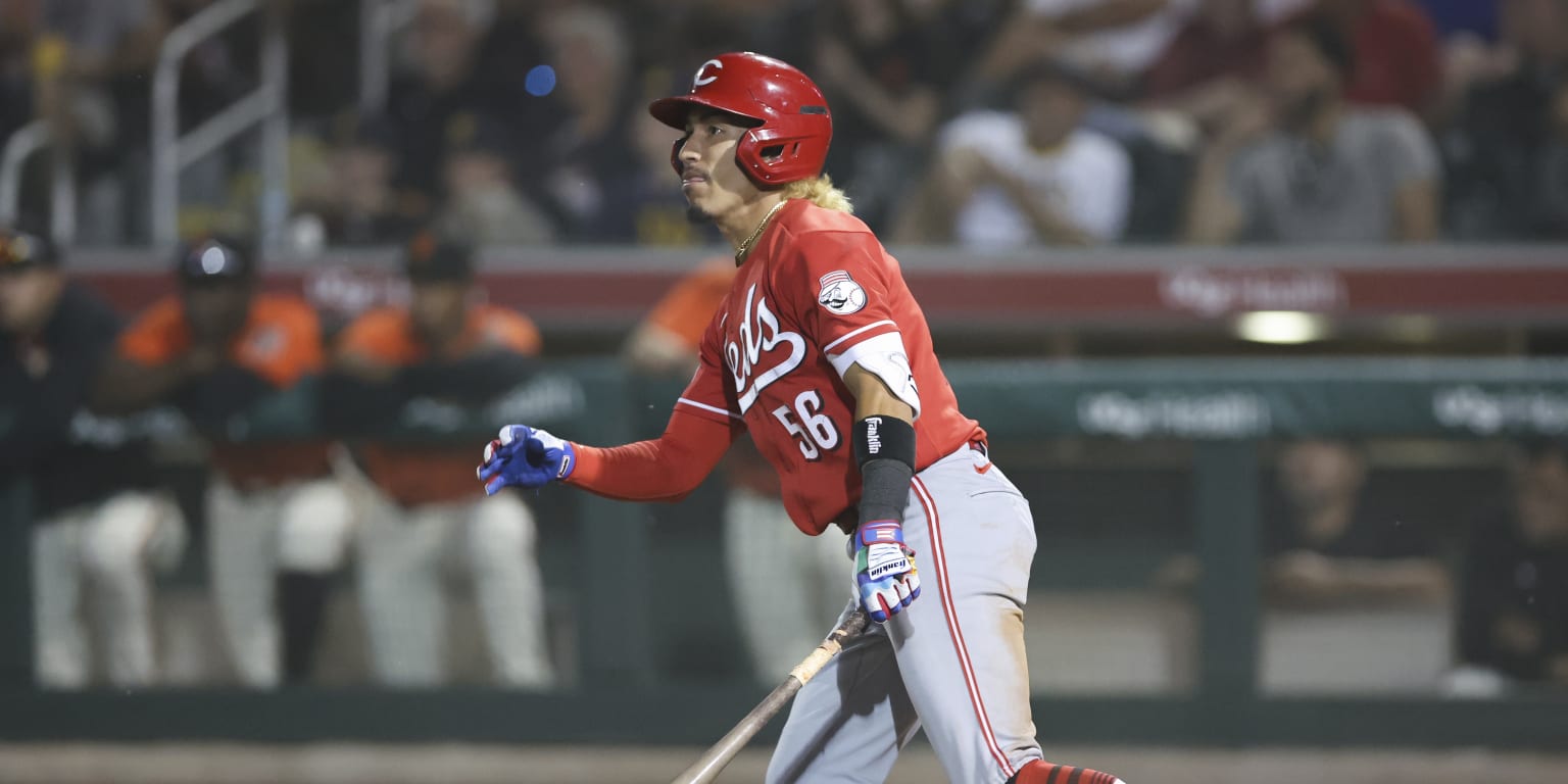 ¿Tendrá este infielder prospecto de los Rojos ya un pie en el equipo grande?