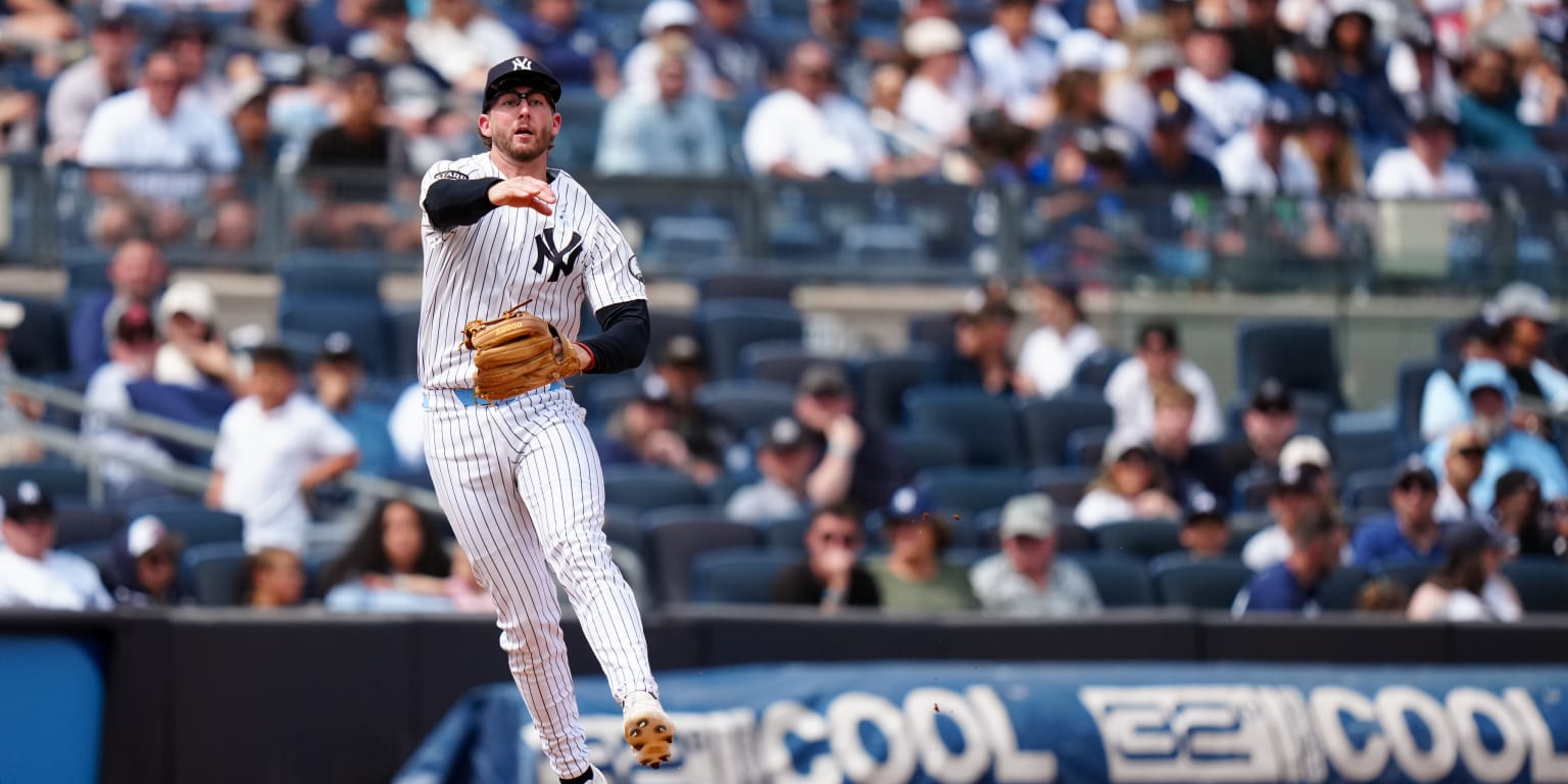Oswaldo Cabrera regresaría a los Yankees por el lesionado Ryan McMahon (informe)