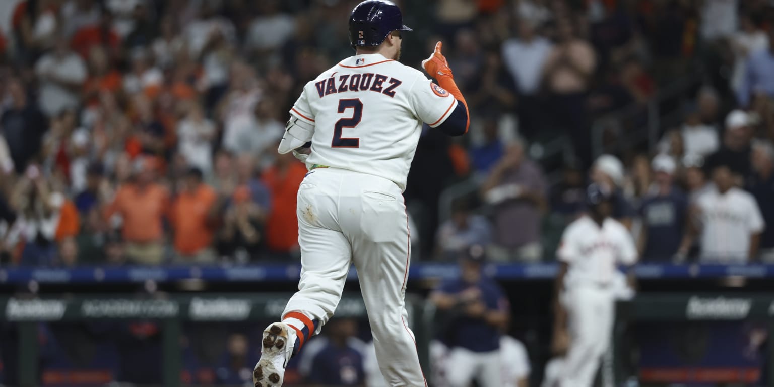 Jonrón de Vázquez respalda debut de Pecko y Astros salen del bache