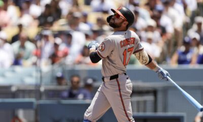 Ofensiva de Orioles castigó a Dodgers para llevarse la serie en L.A.