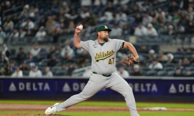 Primer salvamento de Kuhnel con el club coronó gran noche del bullpen de Atléticos