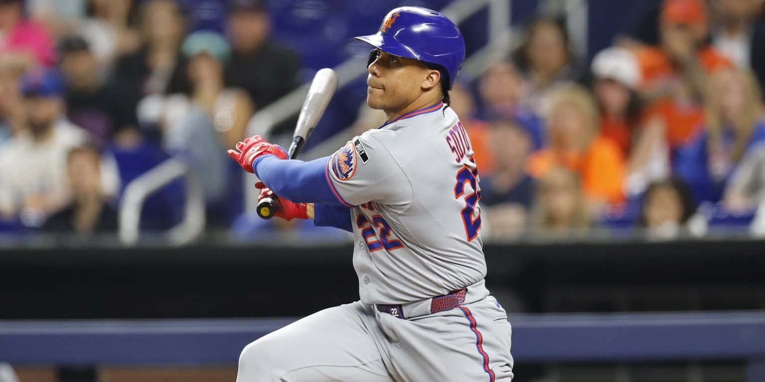 Soto (enfermedad) fuera del lineup de los Mets ante los Marlins