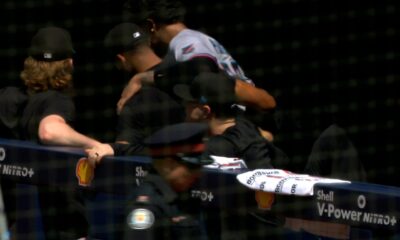 Eury Pérez abandona presentación en Toronto por molestias en una corva