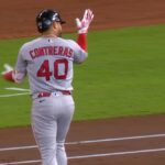 Willson Contreras reacts to repeated hit-by-pitches vs Brewers after 5 times hit by Woodruff