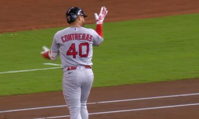 Willson Contreras reacts to repeated hit-by-pitches vs Brewers after 5 times hit by Woodruff