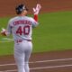 Willson Contreras reacts to repeated hit-by-pitches vs Brewers after 5 times hit by Woodruff Willson Contreras reacts to repeated hit-by-pitches vs Brewers after 5 times hit by Woodruff