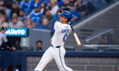 Andrés Giménez la bota ante una de las rectas más poderosas de MLB [+VIDEO]