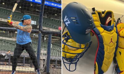 Contreras rinde homenaje a su país con indumentaria del equipo de Venezuela