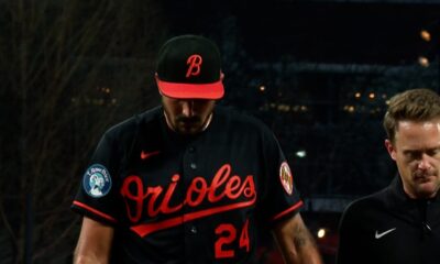Eflin inhabilitado por Orioles (codo); Suárez sube para reforzar el bullpen