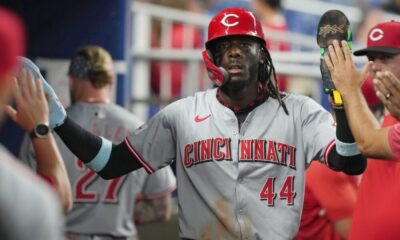 Reds vencen a Marlins para obtener quinta victoria consecutiva