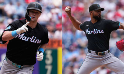 Stowers (2 HR) y los Marlins explotan para respaldar a Alcántara en Filadelfia
