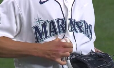 ¿Dónde está la pelota? Logan Gilbert atrapó una línea a 108 mph… ¡con su jersey!