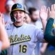 Nick Kurtz suma otro récord de Athletics con 42 juegos consecutivos embasándose Nick Kurtz suma otro récord de Athletics con 42 juegos consecutivos embasándose