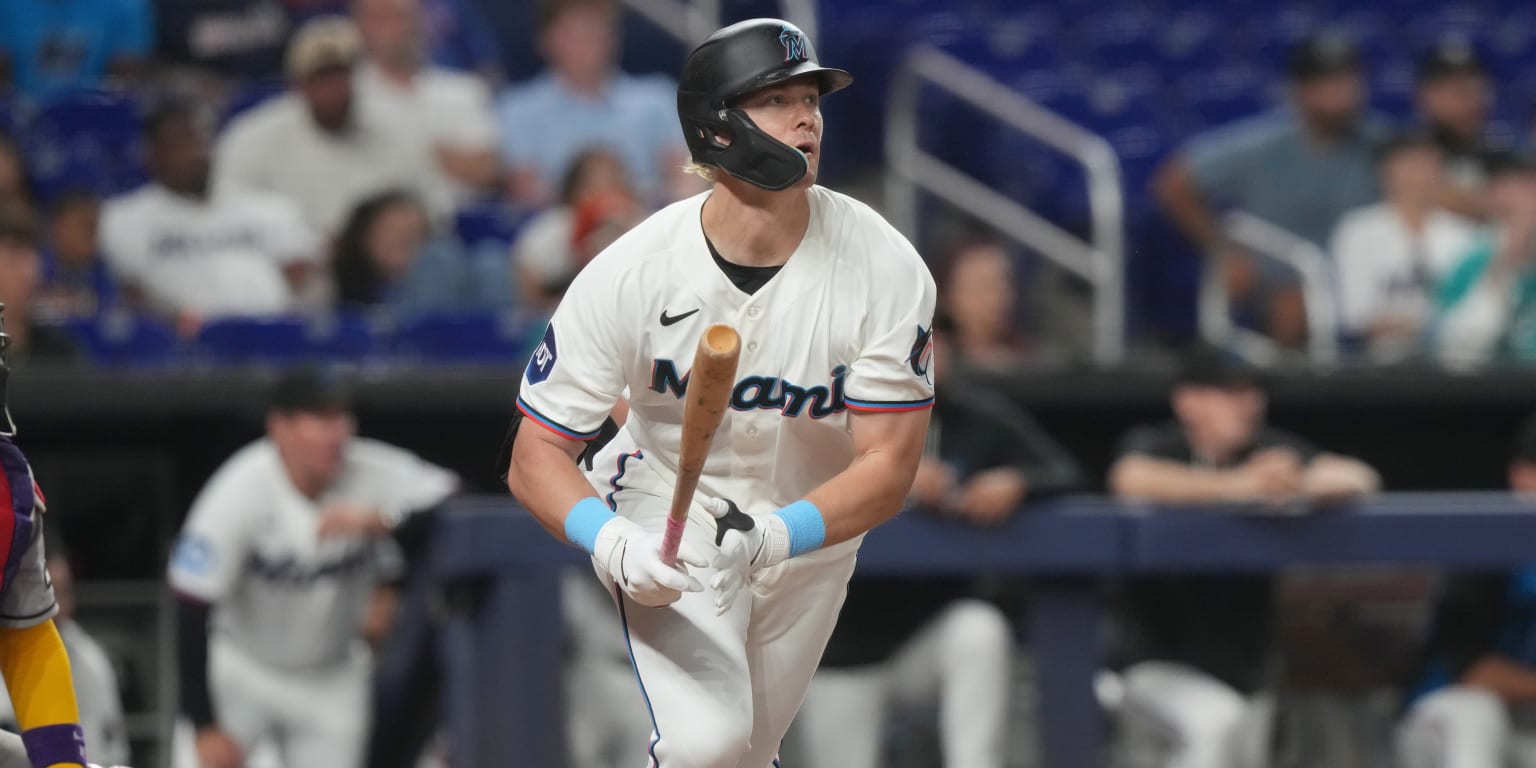 Stowers sella tercera serie al hilo ganada de Marlins con jonrón de tres carreras