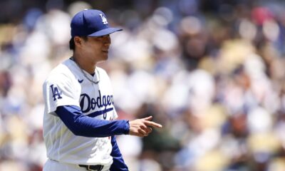 Yamamoto poncha a 10 y Dodgers pintan de blanco a los Filis