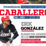 Erik González del Escogido nombrado Caballero del Año en LIDOM