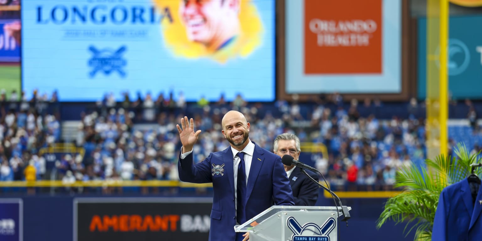 “Éste siempre será mi hogar”: Longoria ingresa al Salón de la Fama de los Rays “Éste siempre será mi hogar”: Longoria ingresa al Salón de la Fama de los Rays