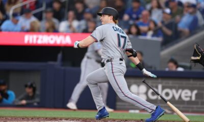 El oriundo de Ontario Caissie guía a los Marlins a la victoria sobre los Azulejos