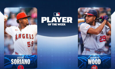 Wood y Soriano son los Jugadores de la Semana; Beck hizo la mejor jugada